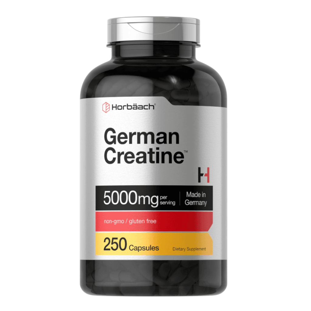 Monohidrato de Creatina alemana 5000 mg 250 cápsulas Horbaach – Biogate Argentina