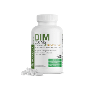 Bronson DIM 200 mg de diindolimetano con BioPerine 60 cápsulas