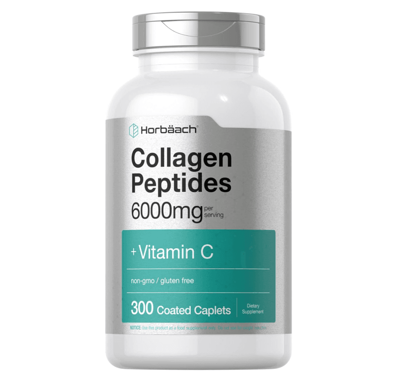 Péptidos de Colágeno de 6000 mg 300 cápsulas Horbaach