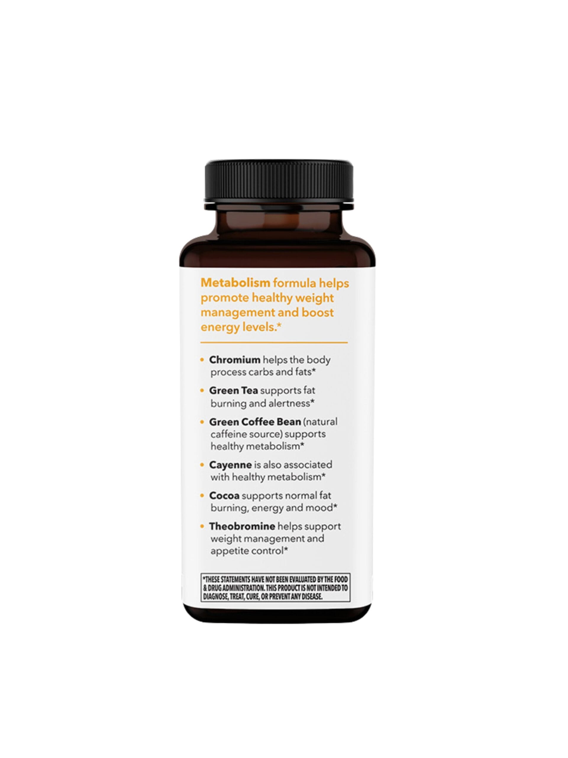 Metabolismo Suplemento de Apoyo para el control de Peso y aumento de energía,70 cápsulas – Biogate Argentina