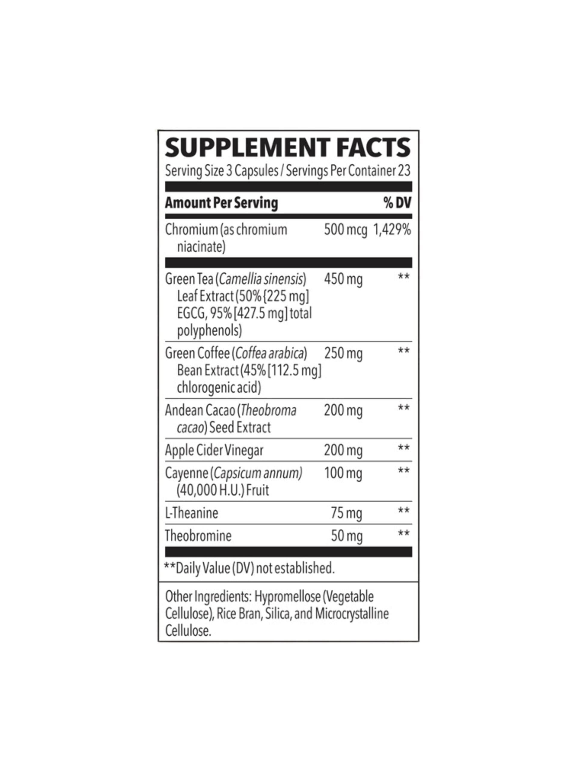 Metabolismo Suplemento de Apoyo para el control de Peso y aumento de energía,70 cápsulas – Biogate Argentina