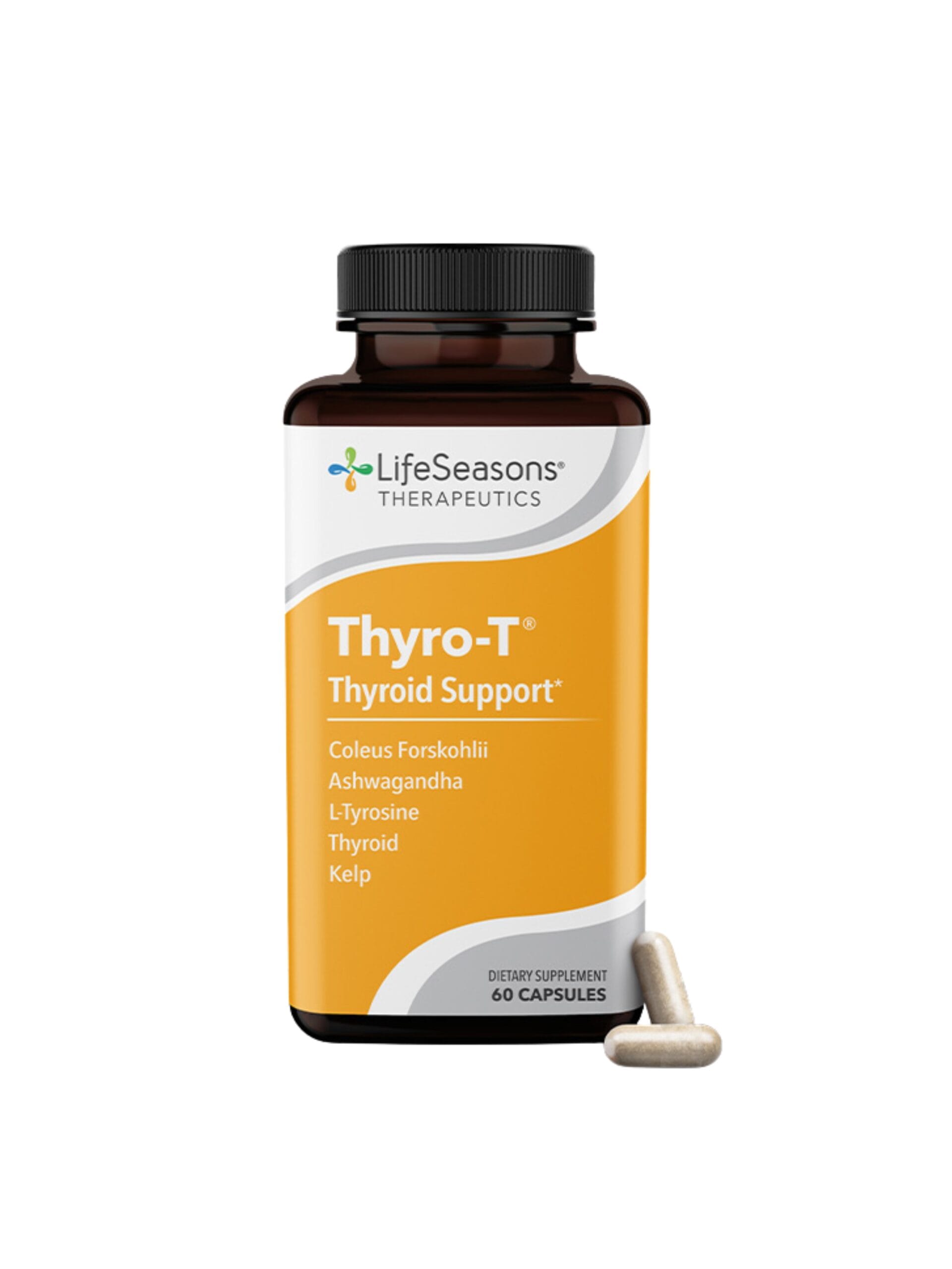LifeSeasons Thyro-T Apoyo para la tiroides,60 cápsulas