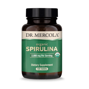 Espirulina Orgánica 2000 mg 120 tabletas Dr. Mercola