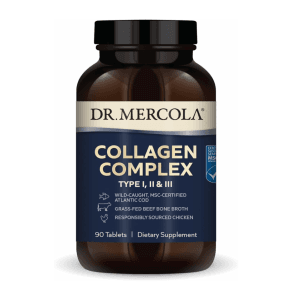 Colágeno tipo I, II y III 90 tabletas Dr. Mercola