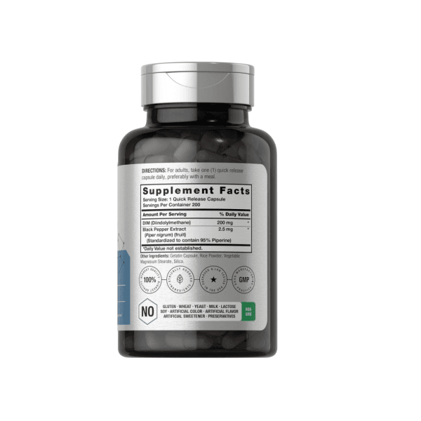 DIM Diindolilmetano avanzado 200 mg 200 cápsulas Horbaach - Imagen 2