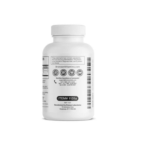 Bronson DIM 200 mg de diindolimetano con BioPerine 60 cápsulas - Imagen 3