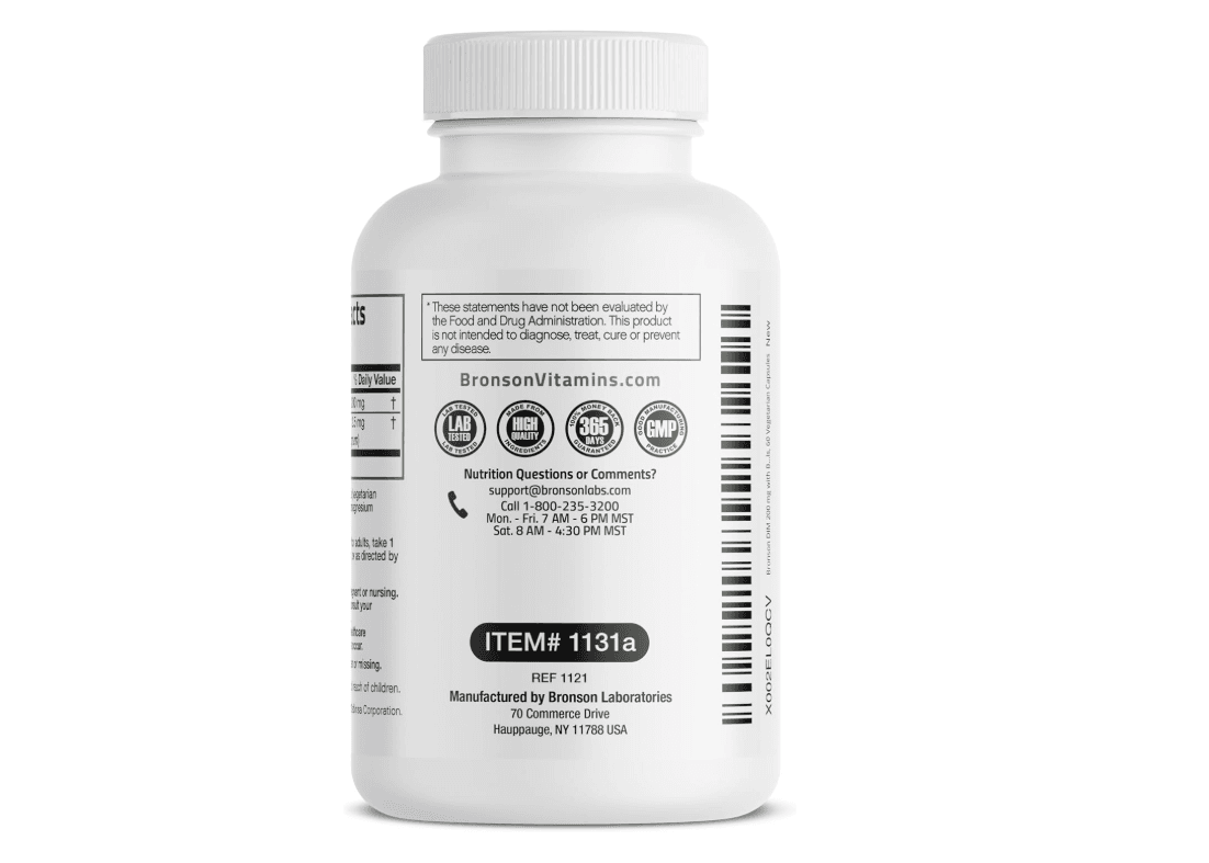 Bronson DIM 200 mg de diindolimetano con BioPerine 60 cápsulas - Imagen 3