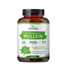 Extracto de Gordolobo Extra fuerte 3000 mg 120 cápsulas Zazzee