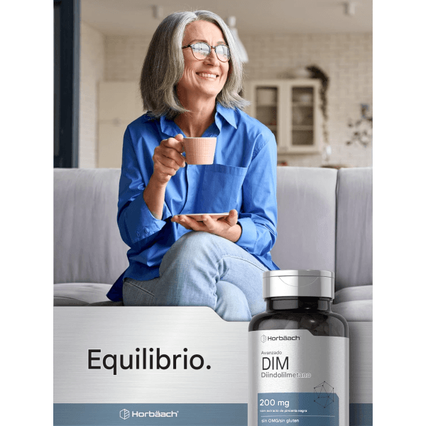DIM Diindolilmetano avanzado 200 mg 200 cápsulas Horbaach - Imagen 5