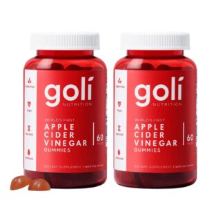 Goli Vitaminas en Gomitas de Vinagre de Sidra de Manzana Pack x2