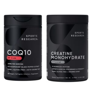 Pack Rendimiento y Energía: CoQ10 100mg y Creatina Monohidrato