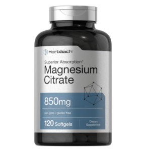 Horbäach Citrato de Magnesio 850 mg 120 cápsulas