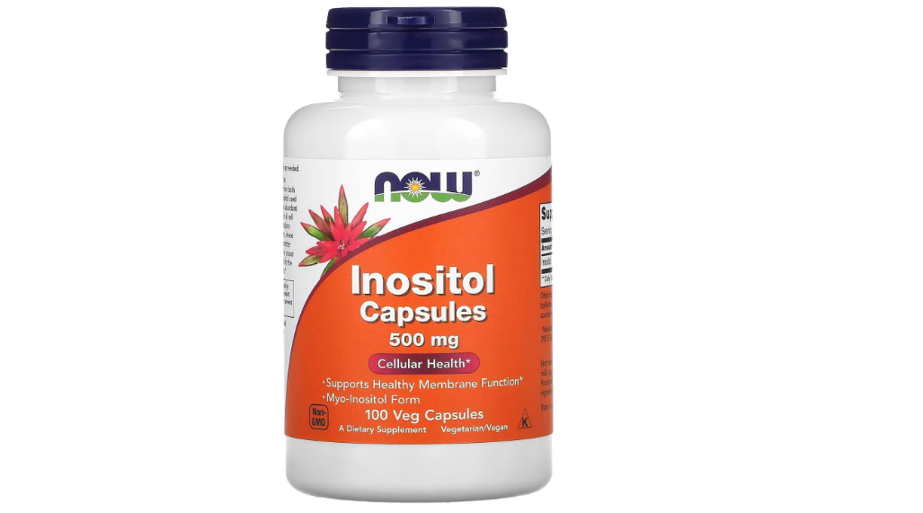 NOW Inositol Capsules 500 mg 100 capsulas – Biogate Argentina