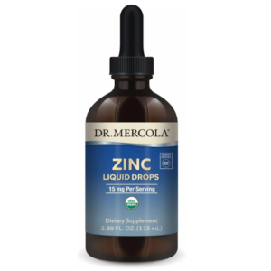 Dr. Mercola Suplemento Gotas Líquidas De Zinc 15mg 115 Ml