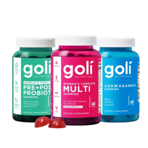 Goli 3 en 1: Multivitamínico y Ashwagandha