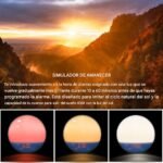 Despertador Reloj Con Luz Led De 7 Colores Con Alarma Multicolor – Biogate Argentina