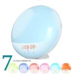 Despertador Reloj Con Luz Led De 7 Colores Con Alarma Multicolor – Biogate Argentina