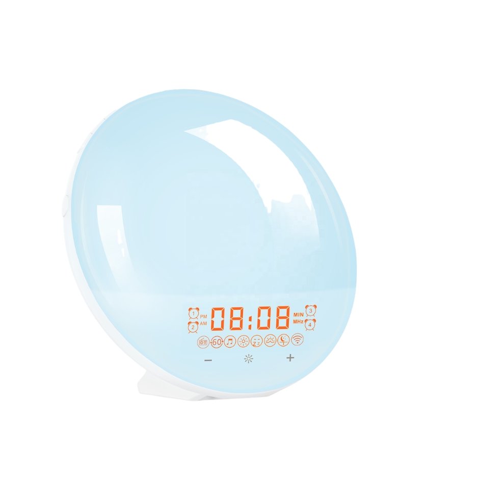 Despertador Reloj Con Luz Led De 7 Colores Con Alarma Multicolor – Biogate Argentina