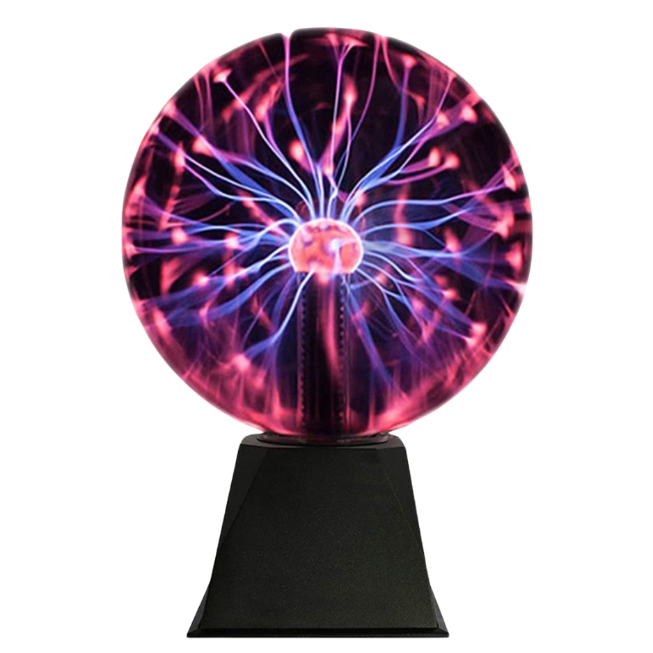 Lámpara de Globo de Plasma Interactivo con Sensor Táctil y Sonido – Biogate Argentina
