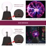 Lámpara de Bola de Plasma Interactiva de 5 pulgadas – Biogate Argentina