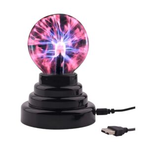 Lámpara Bola De Plasma Interactiva De Cristal De 3,5 Pulgadas