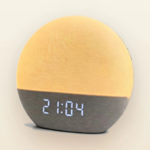 Despertador Reloj Con Luz Led De 7 Colores Con Alarma Multicolor