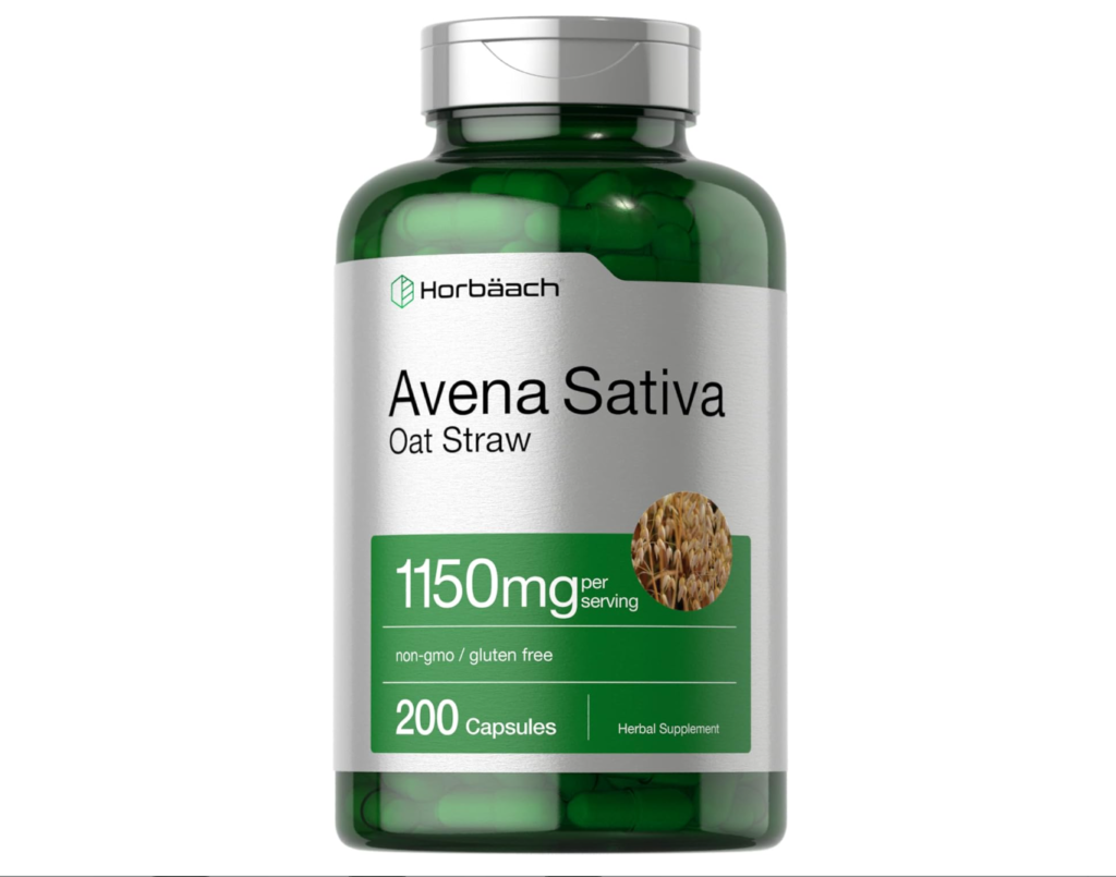 Extracto de Avena Sativa 1150 mg 200 Cápsulas Horbäach – Biogate Argentina