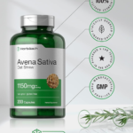 Extracto de Avena Sativa 1150 mg 200 Cápsulas Horbäach – Biogate Argentina