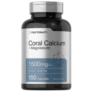 Cápsulas de Calcio Coral de 1500 mg 150 unidades Plus magnesio Horbäach