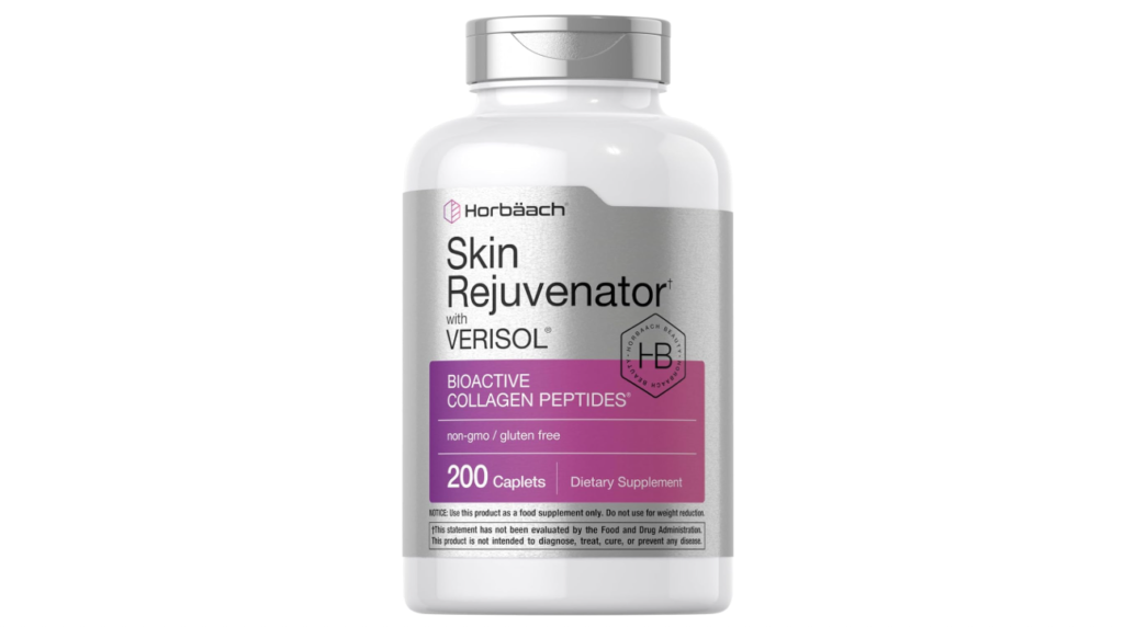 Rejuvenecedor de Piel con Verisol Péptidos de Colágeno bioactivos 200 comprimidos Horbäach – Biogate Argentina