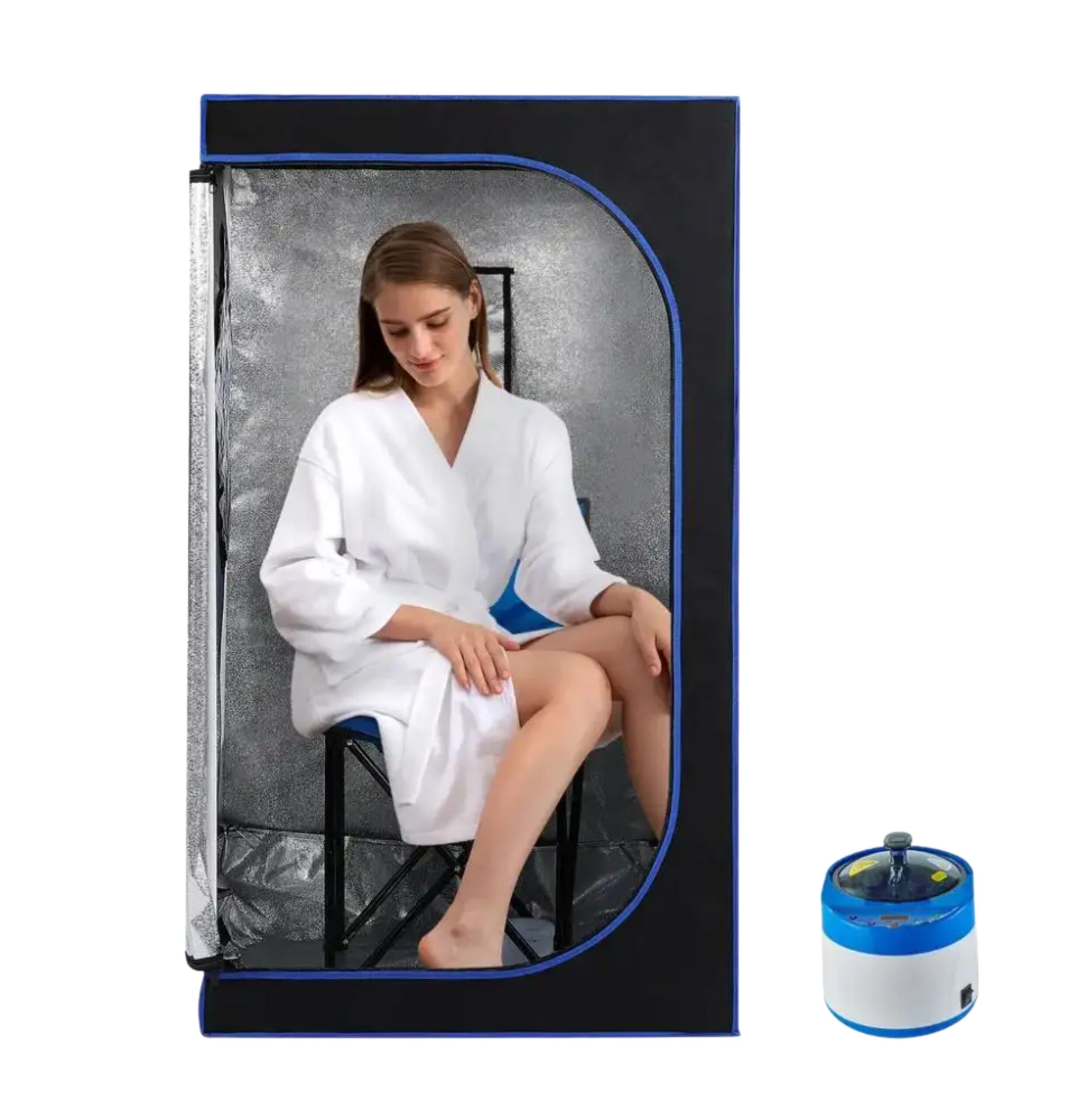 Sauna de Vapor Plegable Terapia de Calor Avanzada para Sala de Estar - Imagen 11