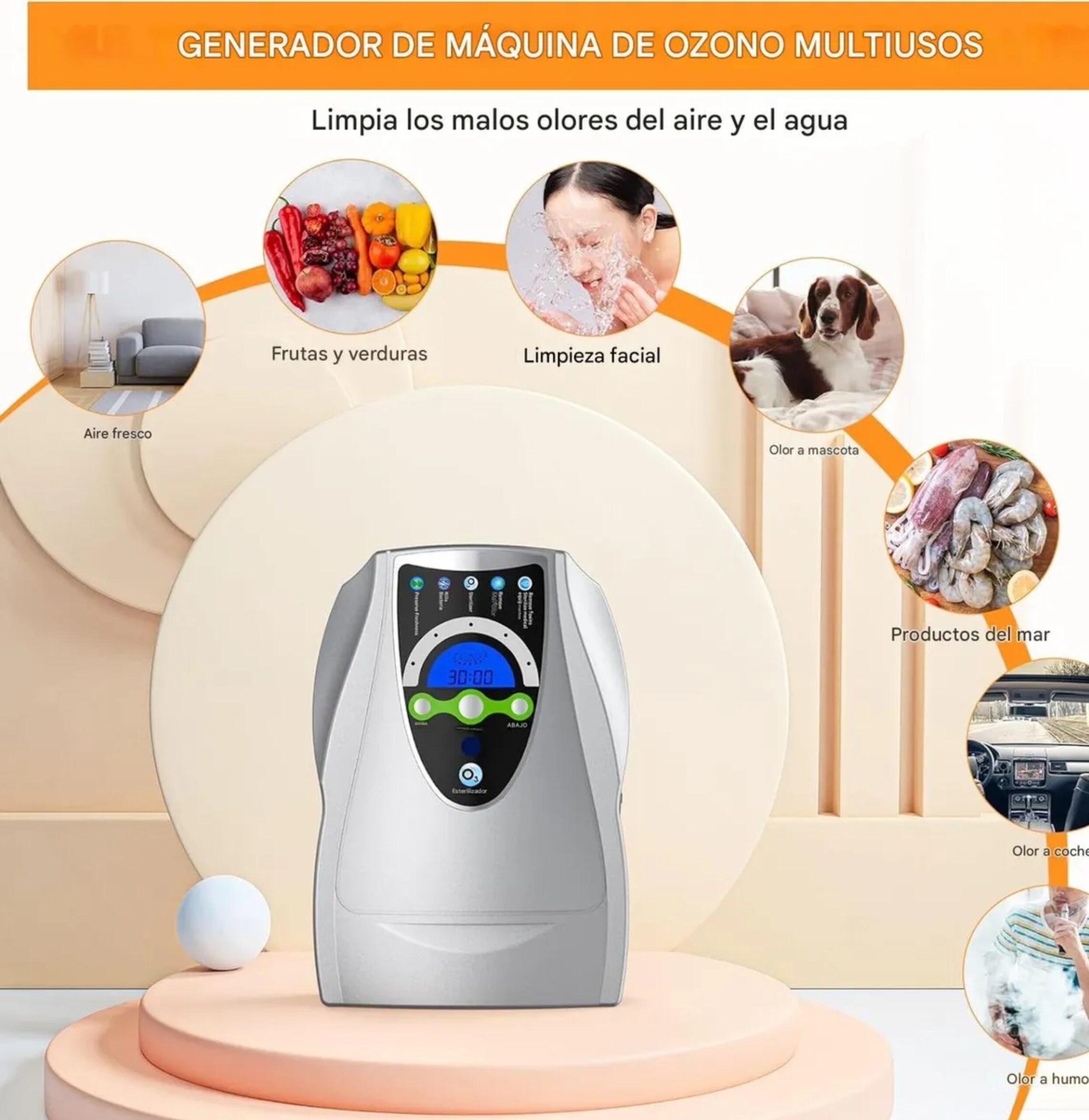 Generador Ozono Agua y Aire: Esteriliza Hogar y Alimentos - Imagen 11