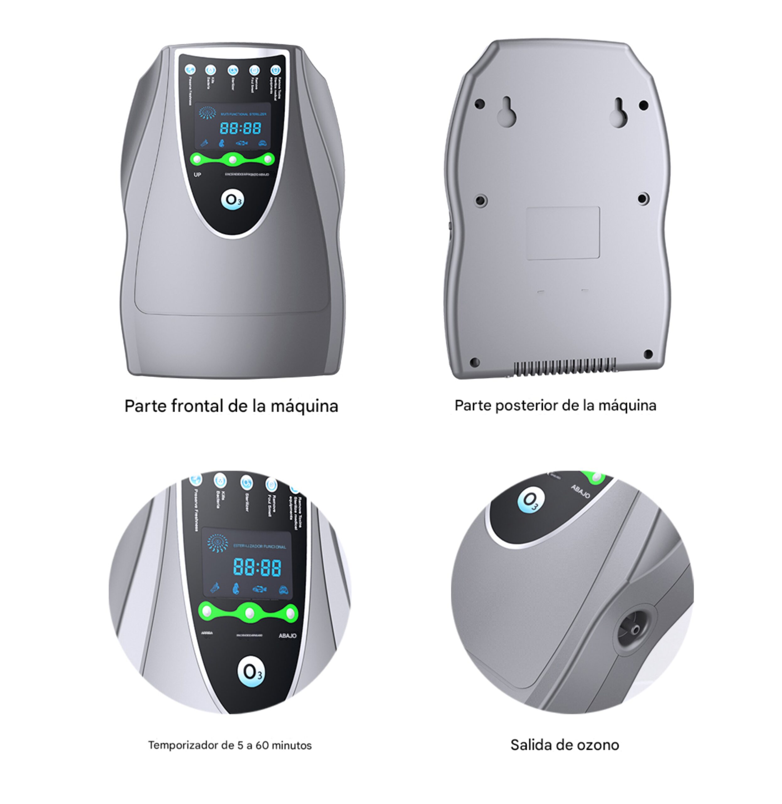 Generador Ozono Agua y Aire: Esteriliza Hogar y Alimentos - Imagen 3