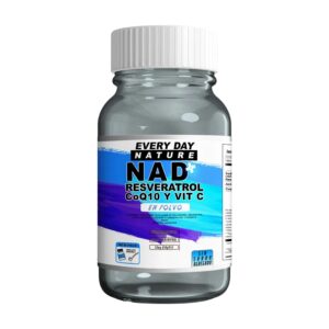 Nad+ Resveratrol Coq10 Vitamina C Energia 90 Dias Polvo