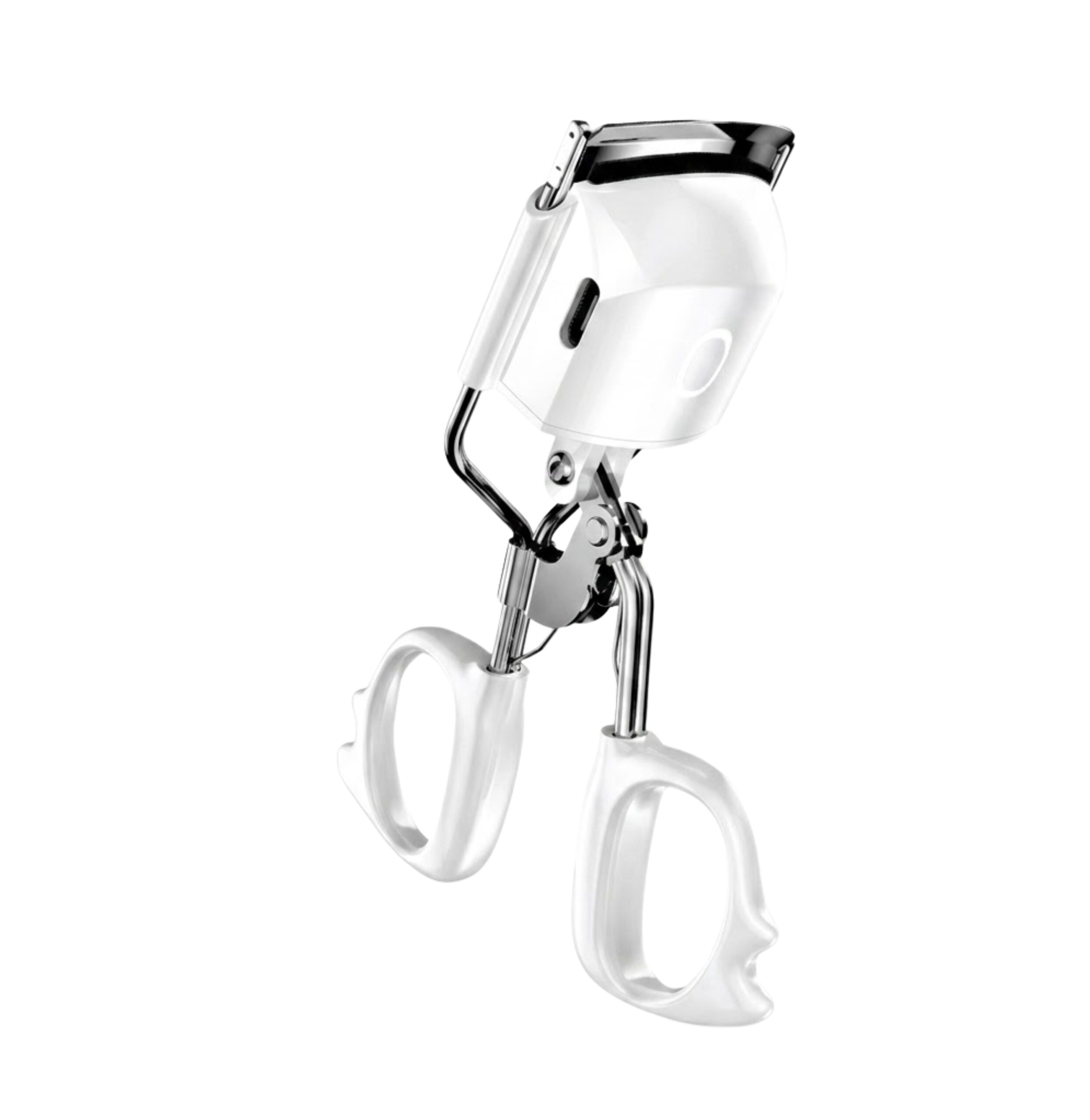 Rizador De Pestañas Térmico Recargable Usb Portátil Blanco