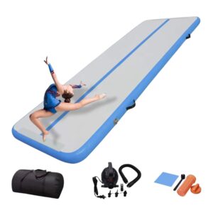 Colchoneta Inflable Gym Acrobatica Yoga Fitness Profesional Color Azul