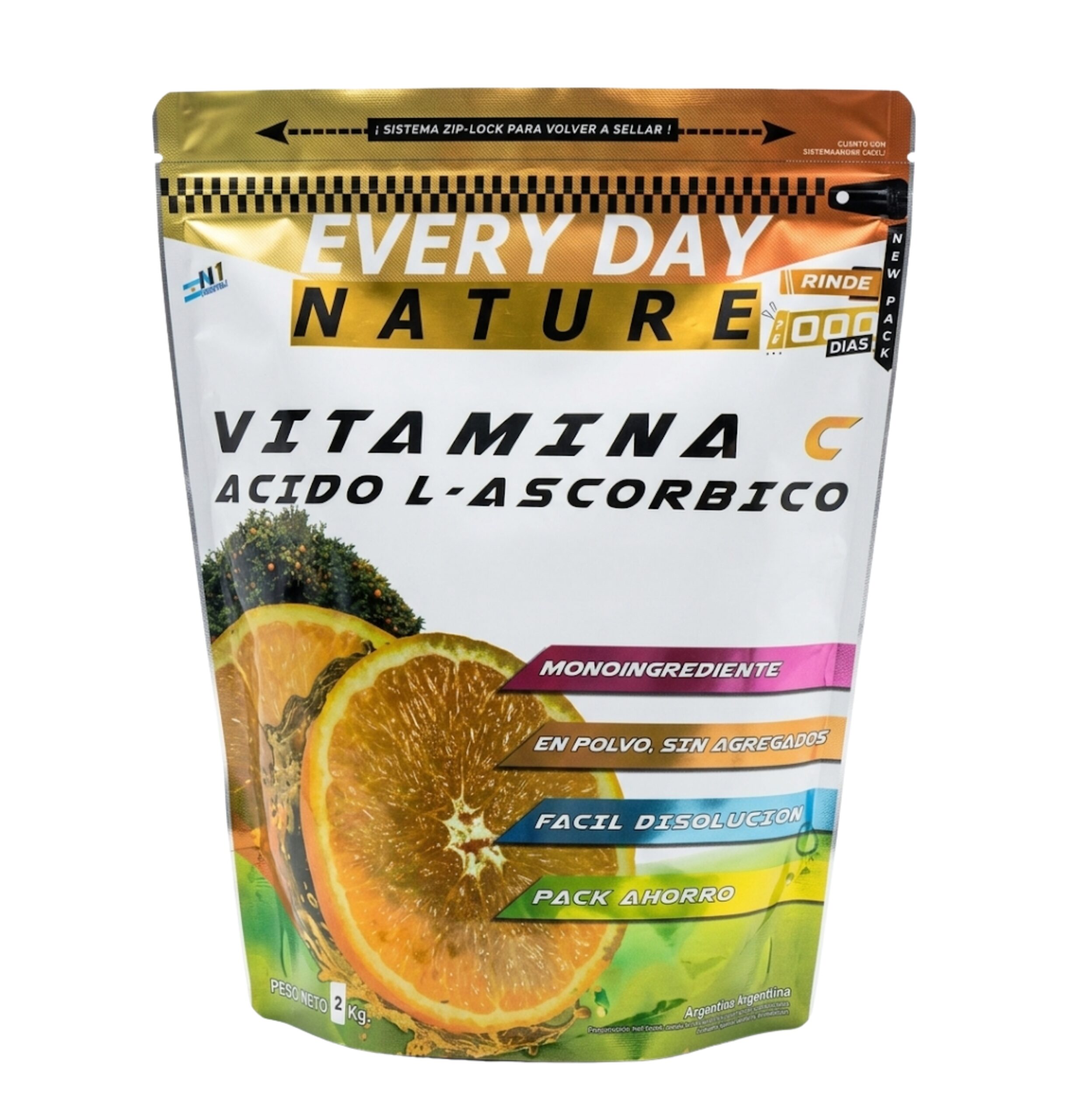 Vitamina C Acido L-Ascorbico Every Day Nature 2 kg