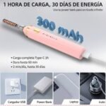 Rizador De Pestañas Eléctrico Térmico Recargable Profesional Blanco – Biogate Argentina