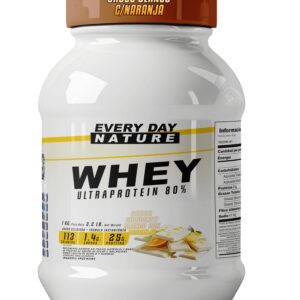 Proteína Whey Ultraprotein 80 Everyday Nature 1 Kg Chocolate Blanco con Naranja