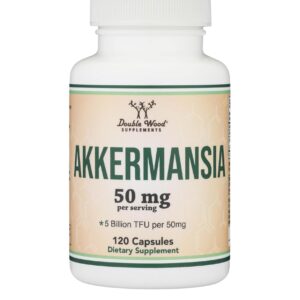 Probiótico y Posbiótico Akkermansia 50mg 120 Cápsulas Double Wood