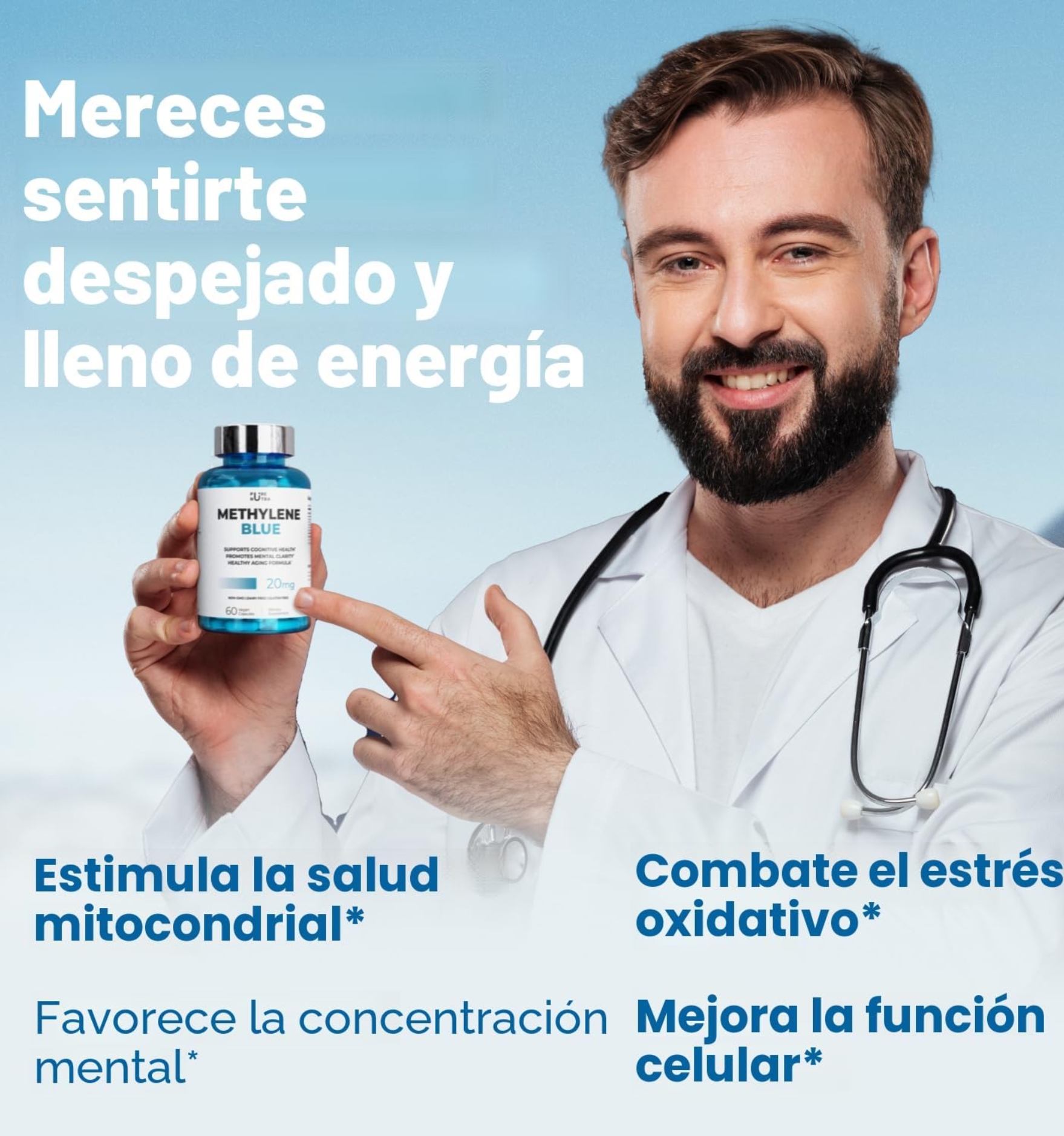 Ultimate Azul de Metileno 20 mg Enfoque y Memoria - Image 3