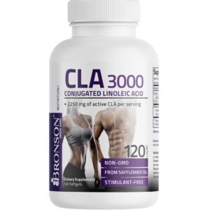 Bronson ácido Linoleico CLA 3000 de 120 unidades