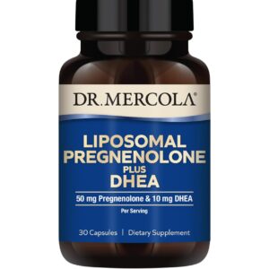 Dr. Mercola Pregnenolona Liposomal + DHEA, 50/10mg 30 Cápsulas – Biogate Argentina