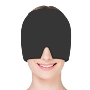 Máscara Gorra Terapéutico Gel Frío Calor Para Migrañas