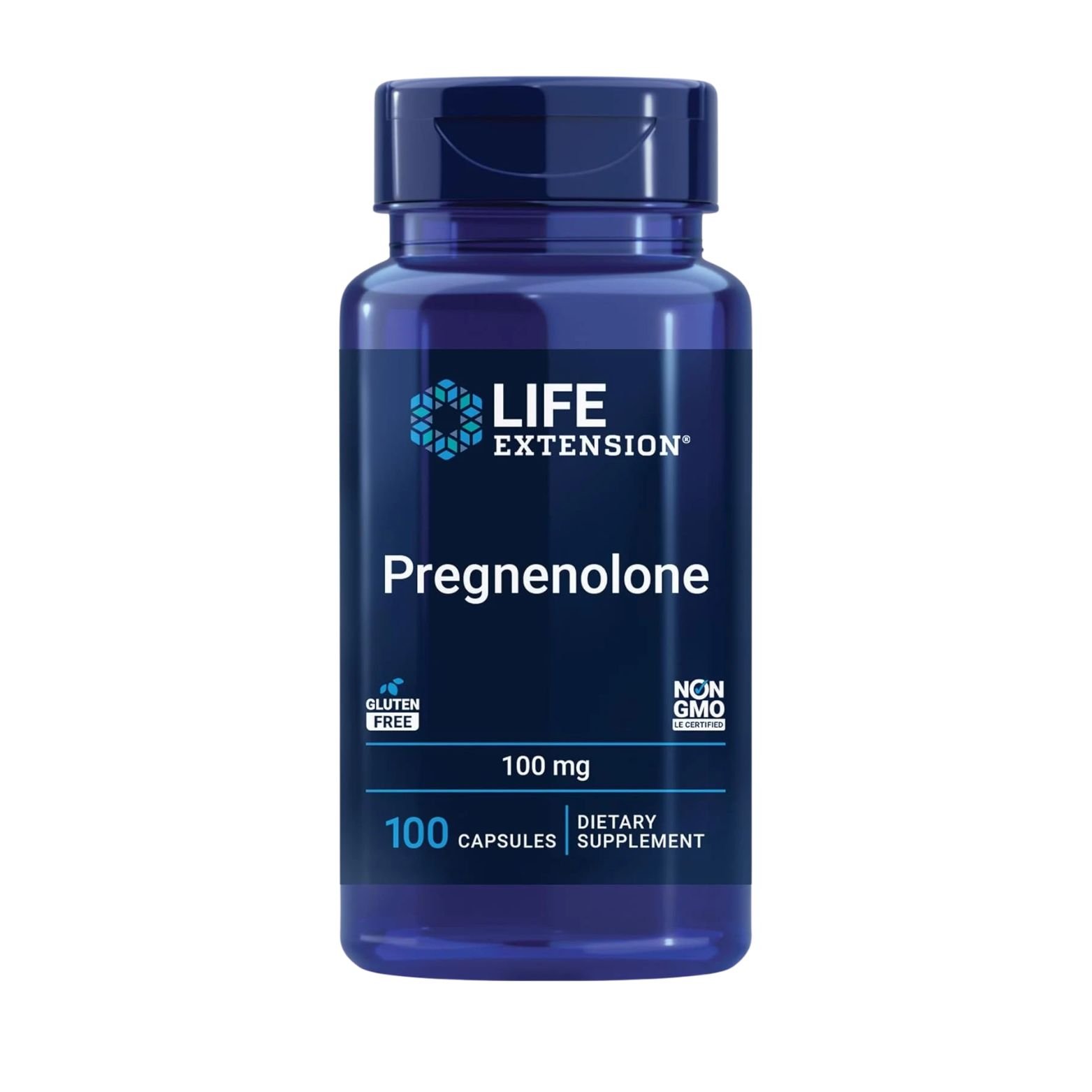 Pregnenolona 100mg 100 capsulas Life Extension