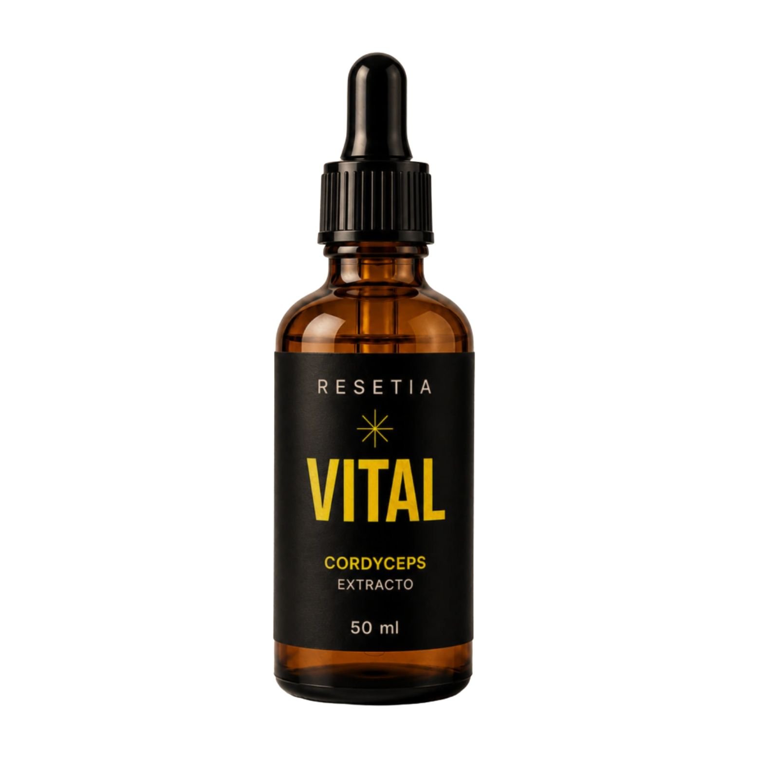 Suplemento Cordyceps Gotas 50ml Energía Y Rendimiento Resetia