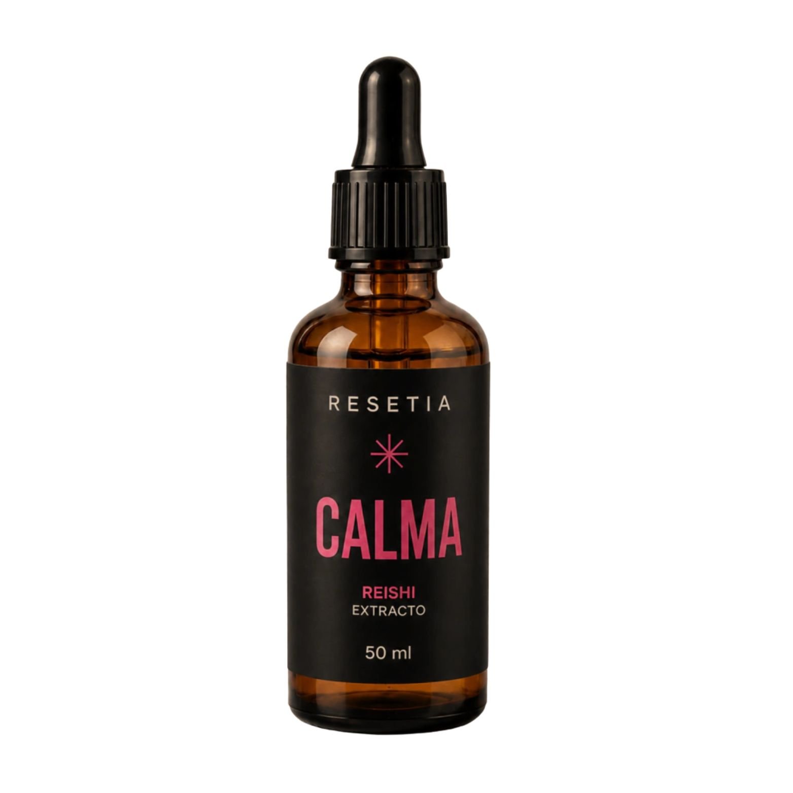 Suplemento Reishi Gotas 50ml Calma Relax Y Descanso Resetia